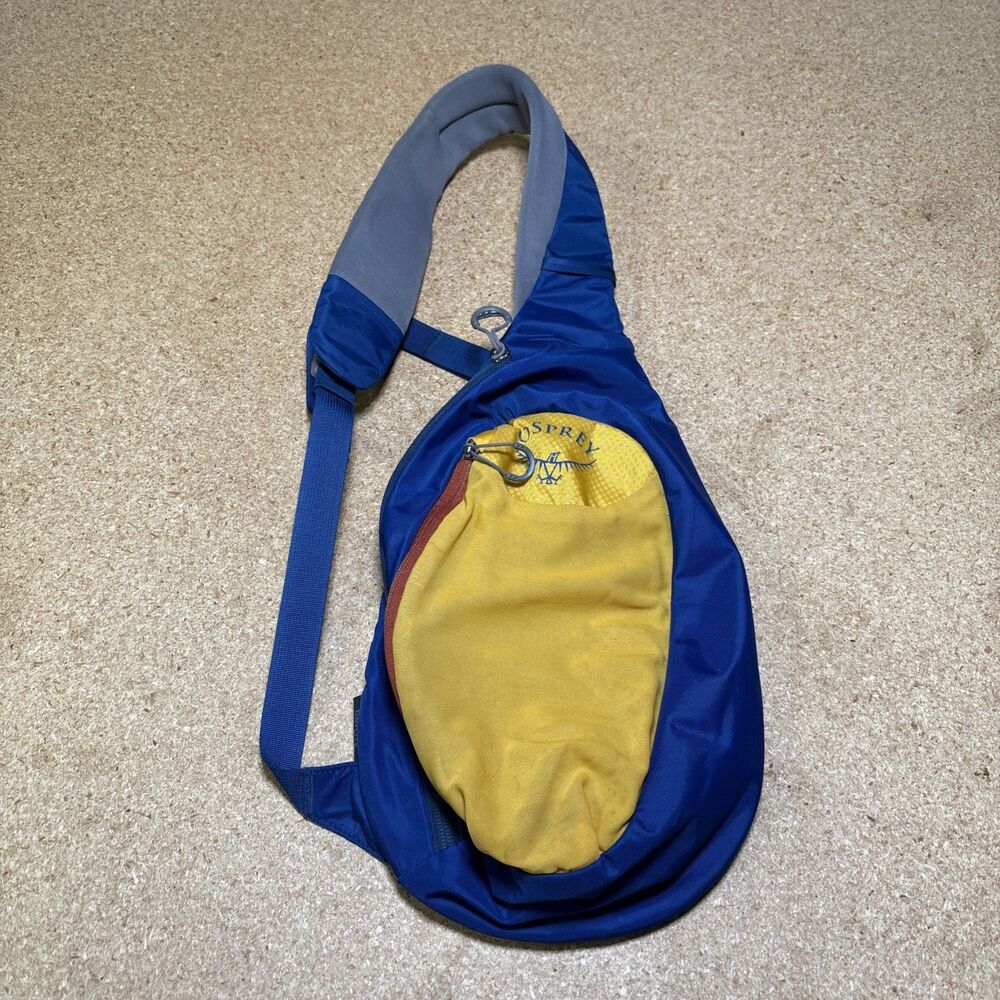 Osprey Sling Bag Unisex 6L Outdoor Lightweight Chest Bag Blue Yellow